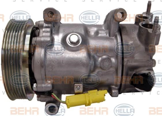 Hella 8FK 351 340-581 Compressor, air conditioning 8FK351340581: Buy near me at 2407.PL in Poland at an Affordable price!