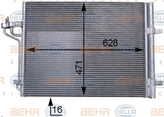 Hella 8FC 351 343-191 Moduł chłodzący 8FC351343191: Dobra cena w Polsce na 2407.PL - Kup Teraz!