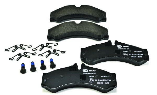 Hella 8DB 355 005-391 Brake Pad Set, disc brake 8DB355005391: Buy near me in Poland at 2407.PL - Good price!