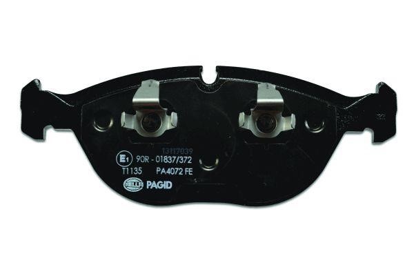 Brake Pad Set, disc brake Hella 8DB 355 008-261