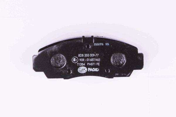 Тормозные колодки дисковые, комплект Hella 8DB 355 009-771