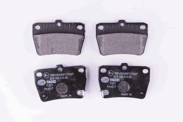 Hella 8DB 355 010-521 Brake Pad Set, disc brake 8DB355010521: Buy near me in Poland at 2407.PL - Good price!