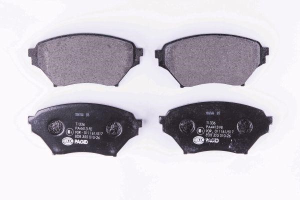 Hella 8DB 355 010-261 Тормозные колодки дисковые, комплект 8DB355010261: Купить в Польше - Отличная цена на 2407.PL!