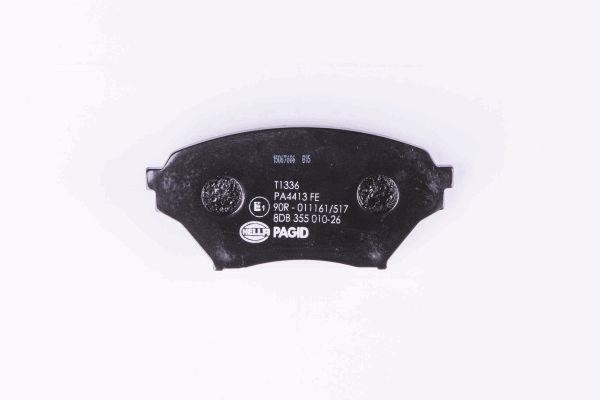 Brake Pad Set, disc brake Hella 8DB 355 010-261