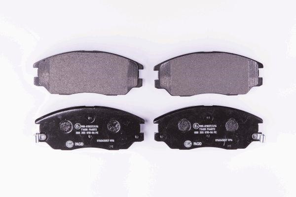 Hella 8DB 355 010-861 Brake Pad Set, disc brake 8DB355010861: Buy near me in Poland at 2407.PL - Good price!