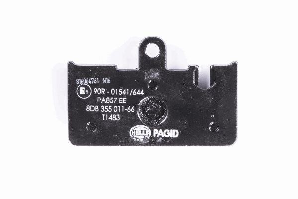 Тормозные колодки дисковые, комплект Hella 8DB 355 011-661