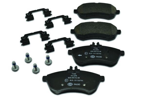 Hella 8DB 355 012-581 Brake Pad Set, disc brake 8DB355012581: Buy near me in Poland at 2407.PL - Good price!