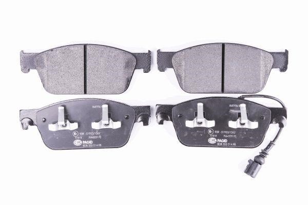 Hella 8DB 355 014-981 Brake Pad Set, disc brake 8DB355014981: Buy near me in Poland at 2407.PL - Good price!