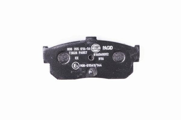 Тормозные колодки дисковые, комплект Hella 8DB 355 016-561