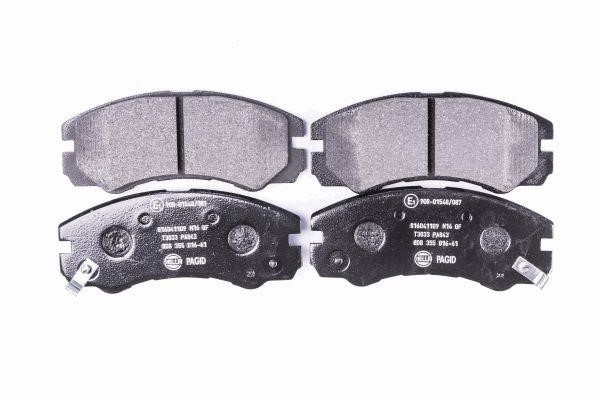 Hella 8DB 355 016-611 Brake Pad Set, disc brake 8DB355016611: Buy near me in Poland at 2407.PL - Good price!