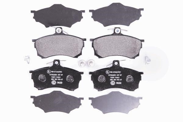 Hella 8DB 355 016-671 Brake Pad Set, disc brake 8DB355016671: Buy near me in Poland at 2407.PL - Good price!