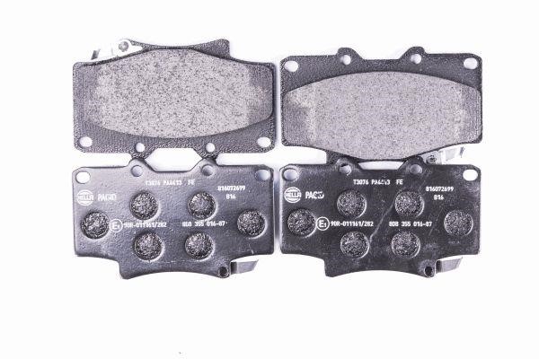 Hella 8DB 355 016-871 Brake Pad Set, disc brake 8DB355016871: Buy near me in Poland at 2407.PL - Good price!