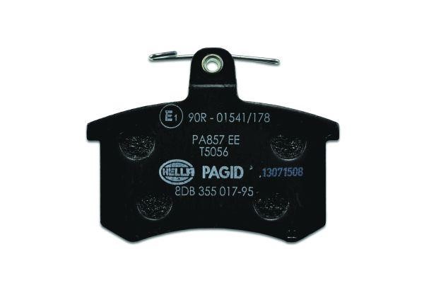 Brake Pad Set, disc brake Hella 8DB 355 017-951