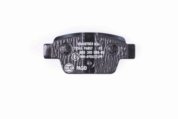 Brake Pad Set, disc brake Hella 8DB 355 018-851