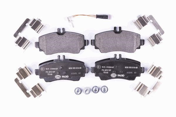 Hella 8DB 355 018-881 Brake Pad Set, disc brake 8DB355018881: Buy near me in Poland at 2407.PL - Good price!