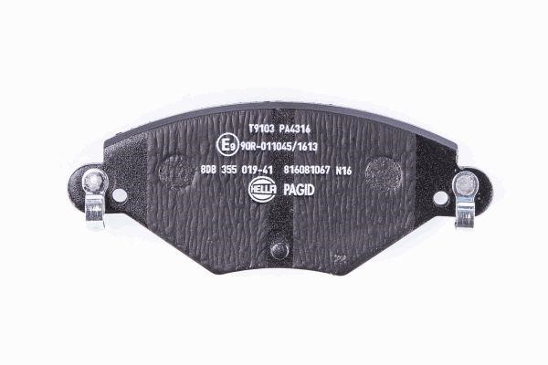 Brake Pad Set, disc brake Hella 8DB 355 019-411