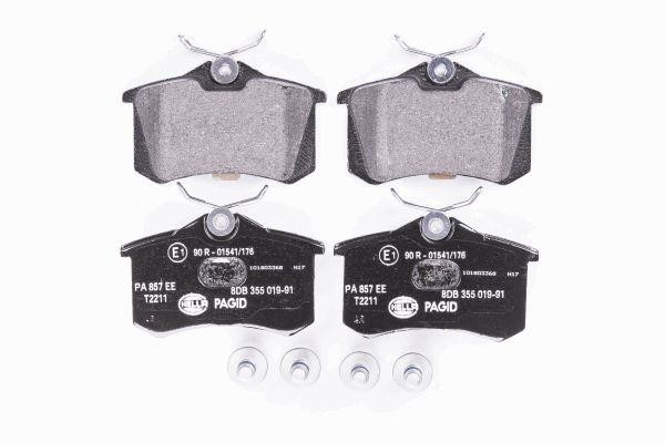 Hella 8DB 355 019-911 Brake Pad Set, disc brake 8DB355019911: Buy near me in Poland at 2407.PL - Good price!