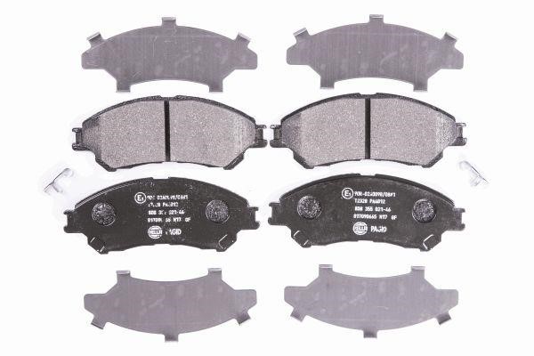 Hella 8DB 355 021-461 Brake Pad Set, disc brake 8DB355021461: Buy near me in Poland at 2407.PL - Good price!
