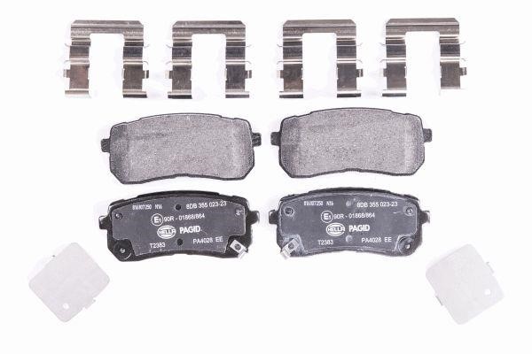 Hella 8DB 355 023-231 Brake Pad Set, disc brake 8DB355023231: Buy near me in Poland at 2407.PL - Good price!