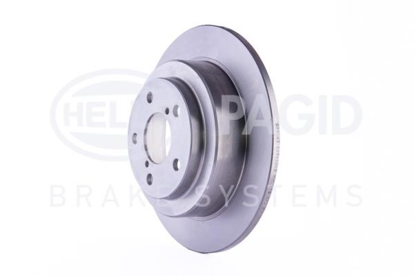 Rear brake disc, non-ventilated Hella 8DD 355 105-331