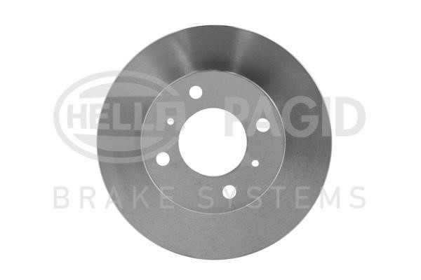 Hella 8DD 355 105-761 Unventilated front brake disc 8DD355105761: Buy near me in Poland at 2407.PL - Good price!