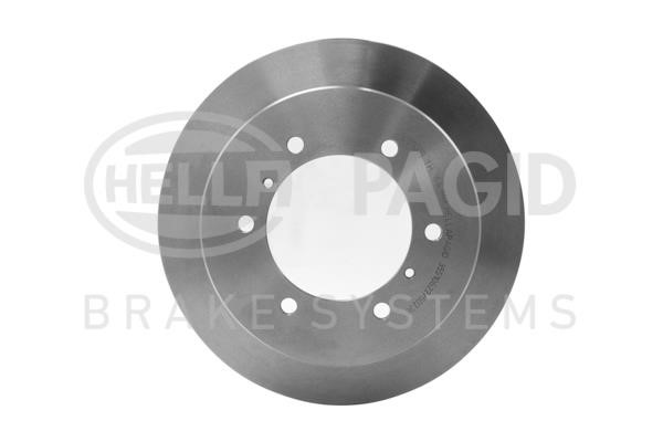 Hella 8DD 355 106-221 Rear brake disc, non-ventilated 8DD355106221: Buy near me in Poland at 2407.PL - Good price!