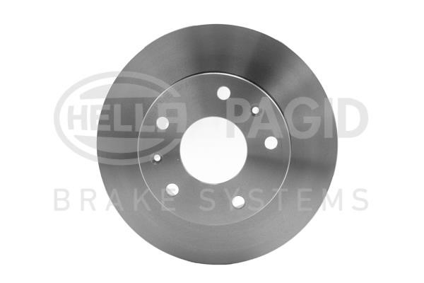 Hella 8DD 355 107-181 Unventilated front brake disc 8DD355107181: Buy near me in Poland at 2407.PL - Good price!