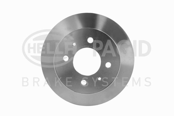 Hella 8DD 355 110-651 Rear brake disc, non-ventilated 8DD355110651: Buy near me in Poland at 2407.PL - Good price!