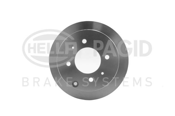 Hella 8DD 355 110-941 Rear brake disc, non-ventilated 8DD355110941: Buy near me at 2407.PL in Poland at an Affordable price!