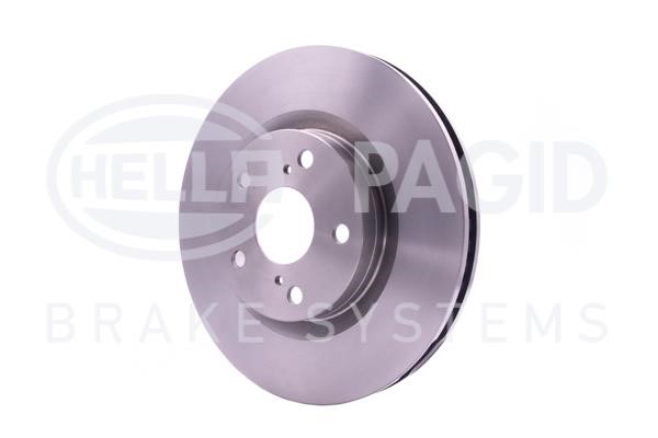 Front brake disc ventilated Hella 8DD 355 117-431