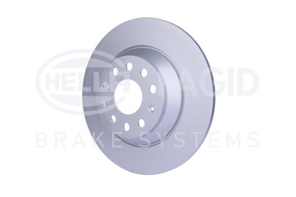 Rear brake disc, non-ventilated Hella 8DD 355 119-481