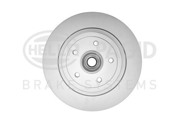 Hella 8DD 355 123-261 Rear brake disc, non-ventilated 8DD355123261: Buy near me in Poland at 2407.PL - Good price!