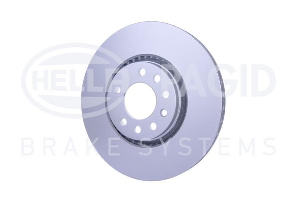 Front brake disc ventilated Hella 8DD 355 127-721