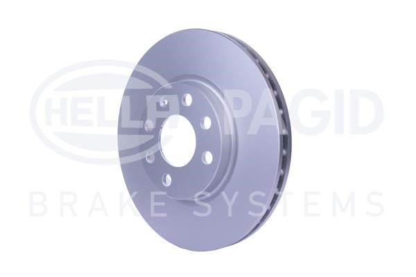 Front brake disc ventilated Hella 8DD 355 127-731