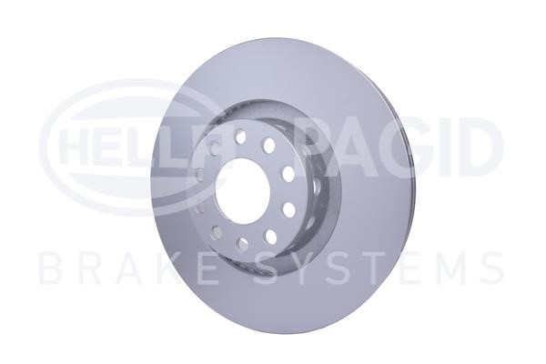 Front brake disc ventilated Hella 8DD 355 127-421