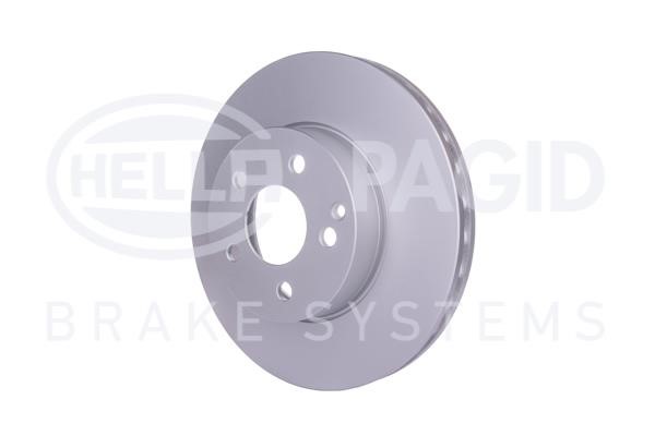 Front brake disc ventilated Hella 8DD 355 128-781