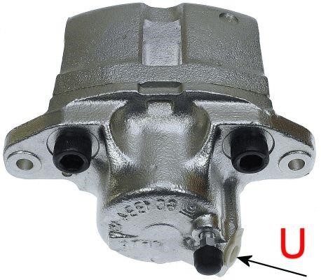 Hella 8AC 355 387-581 Brake caliper 8AC355387581: Buy near me at 2407.PL in Poland at an Affordable price!