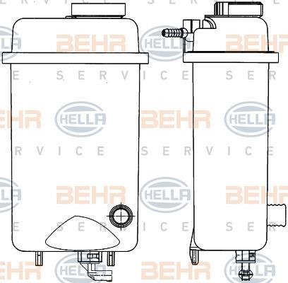 Hella 8MA 376 705-431 Expansion tank 8MA376705431: Buy near me in Poland at 2407.PL - Good price!
