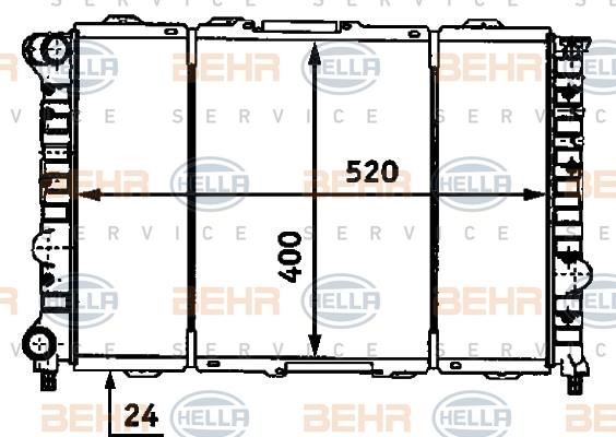 Hella 8MK 376 718-101 Kühler motorkühlung 8MK376718101: Kaufen Sie zu einem guten Preis in Polen bei 2407.PL!