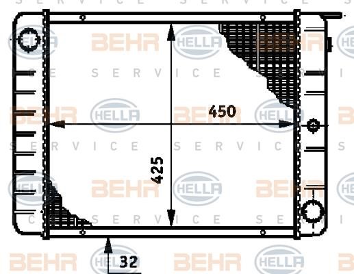 Hella 8MK 376 720-681 Kühler motorkühlung 8MK376720681: Kaufen Sie zu einem guten Preis in Polen bei 2407.PL!