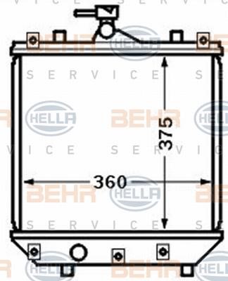 Hella 8MK 376 772-781 Kühler motorkühlung 8MK376772781: Kaufen Sie zu einem guten Preis in Polen bei 2407.PL!