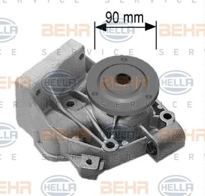 Hella 8MP 376 801-254 Water pump 8MP376801254: Buy near me in Poland at 2407.PL - Good price!