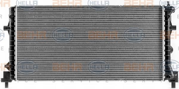 Радіатор охолодження двигуна Hella 8MK 376 902-004