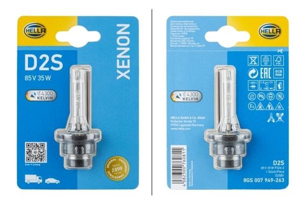 Hella 8GS 007 949-263 Bulb, spotlight 8GS007949263: Buy near me at 2407.PL in Poland at an Affordable price!