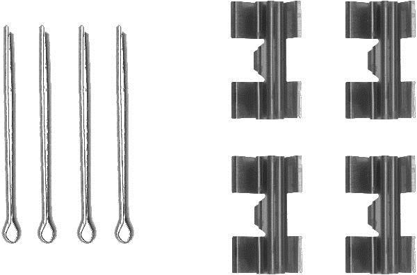 Hella 8DZ 355 203-451 Montagesatz für Bremsbacken 8DZ355203451: Kaufen Sie zu einem guten Preis in Polen bei 2407.PL!