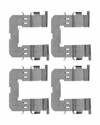 Hella 8DZ 355 204-361 Mounting kit brake pads 8DZ355204361: Buy near me in Poland at 2407.PL - Good price!