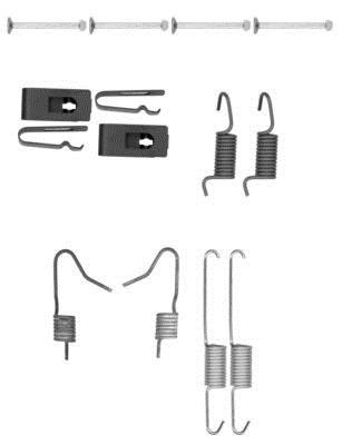 Hella 8DZ 355 202-061 Repair kit for parking brake pads 8DZ355202061: Buy near me at 2407.PL in Poland at an Affordable price!