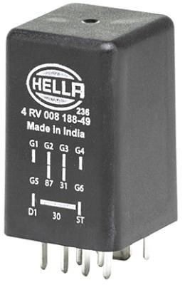 Hella 4RV 008 188-491 Glow plug relay 4RV008188491: Buy near me in Poland at 2407.PL - Good price!