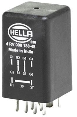 Hella 4RV 008 188-481 Glow plug relay 4RV008188481: Buy near me in Poland at 2407.PL - Good price!
