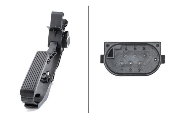 Hella 6PV 010 946-481 Gas pedal 6PV010946481: Buy near me in Poland at 2407.PL - Good price!